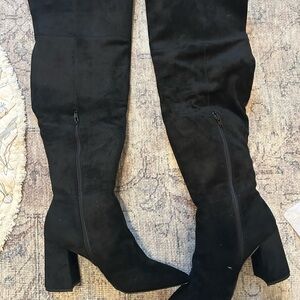 Charles By Charles David Black Over-the-Knee Boots